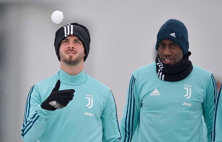 Watch: Pjanic and Matuidi train together ahead of Juve's next game