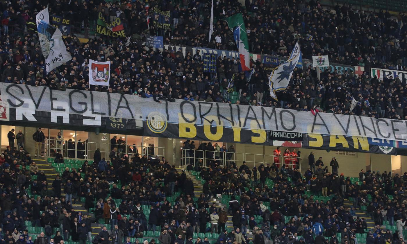 Dal 'Forza ragazzi' al 'Fuori i c...': Inter, i tifosi hanno perso la pazienza