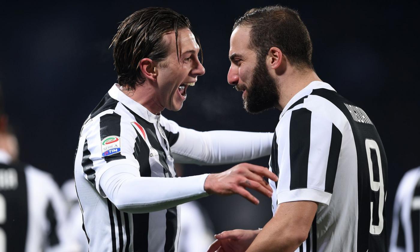 Juve, Higuain carica i tifosi