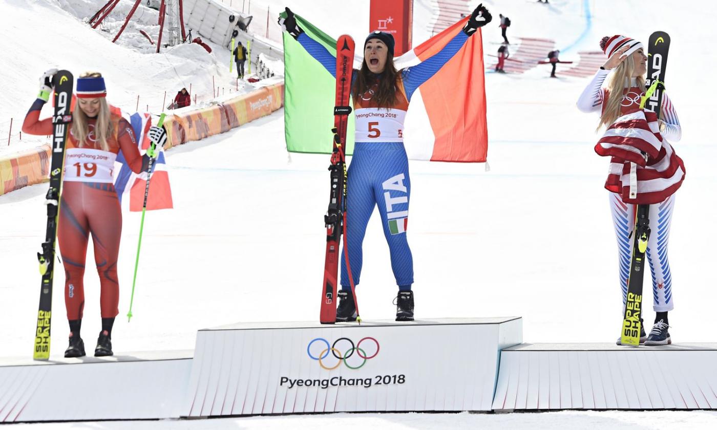 OLIMPIADI: GOGGIA NELLA STORIA, E' ORO IN DISCESA LIBERA - VIDEO