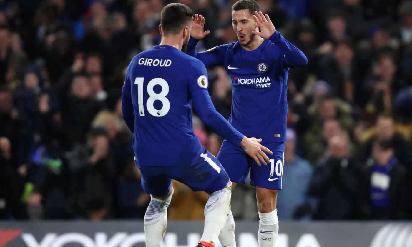 Chelsea, Conte: 'Giroud sarà d'aiuto per Morata'