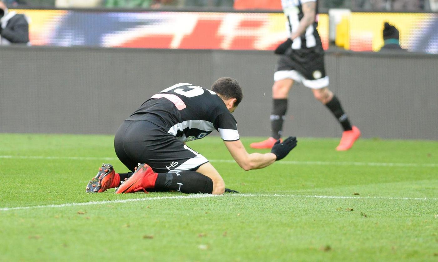 Udinese-Lazio 0-0: il tabellino