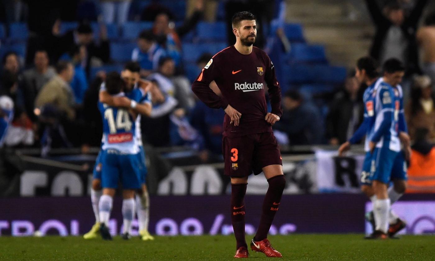 Piqué provoca, Sanchez Flores ci crede: quanta benzina su Espanyol-Barcellona