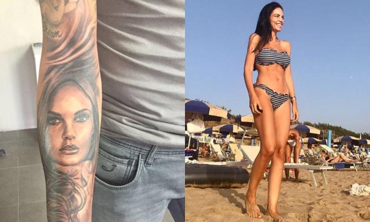 Aquilani si è tatuato Michela FOTO