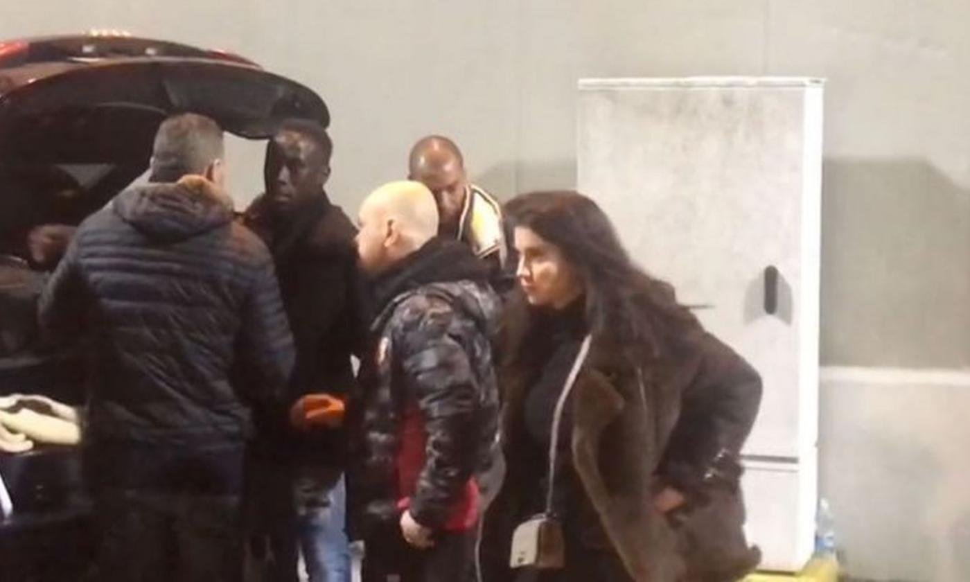 Benevento, Sagna assiste al match contro il Napoli FOTO