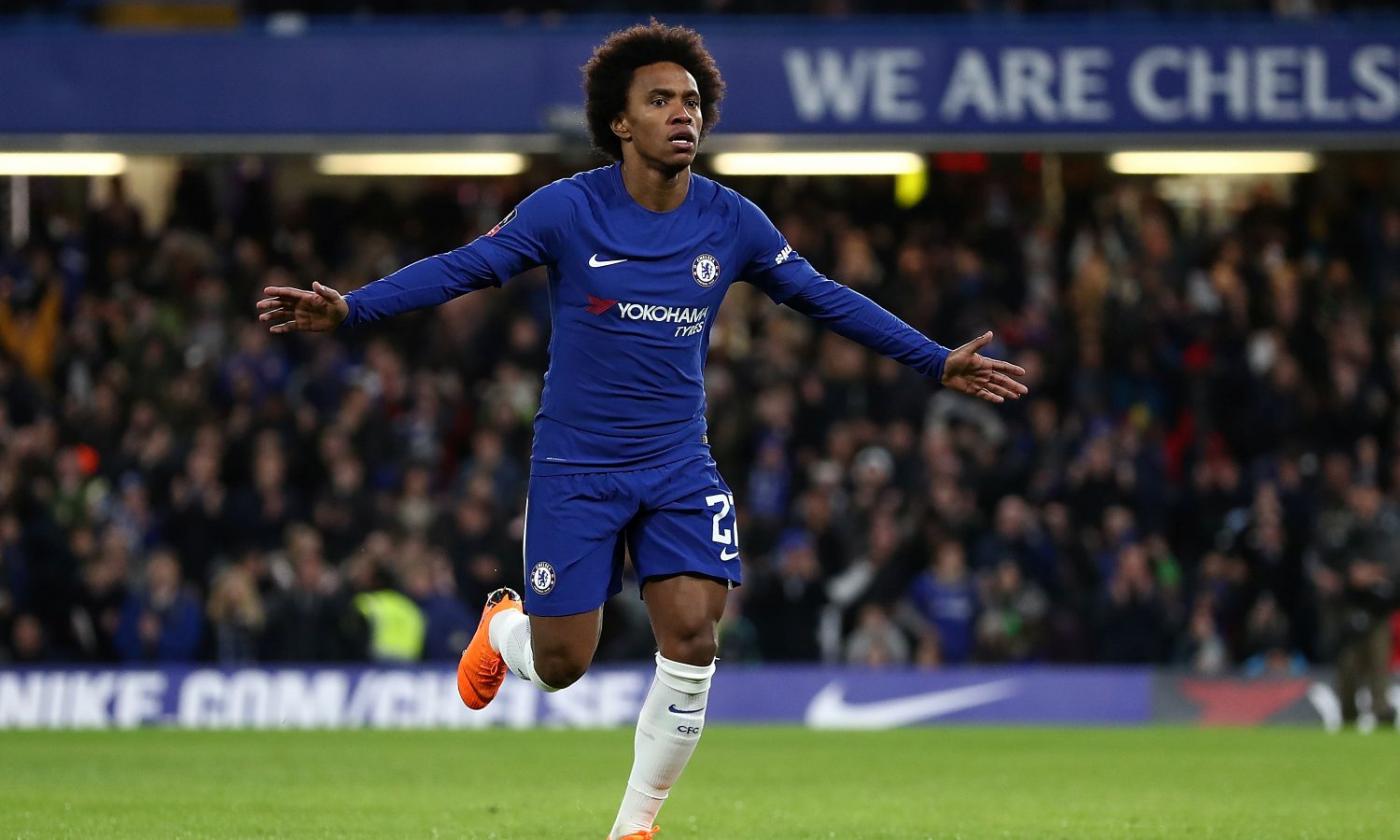 FA Cup: super Willian, al Chelsea basta un tempo. Mahrez-Vardy, il Leicester vola ai quarti