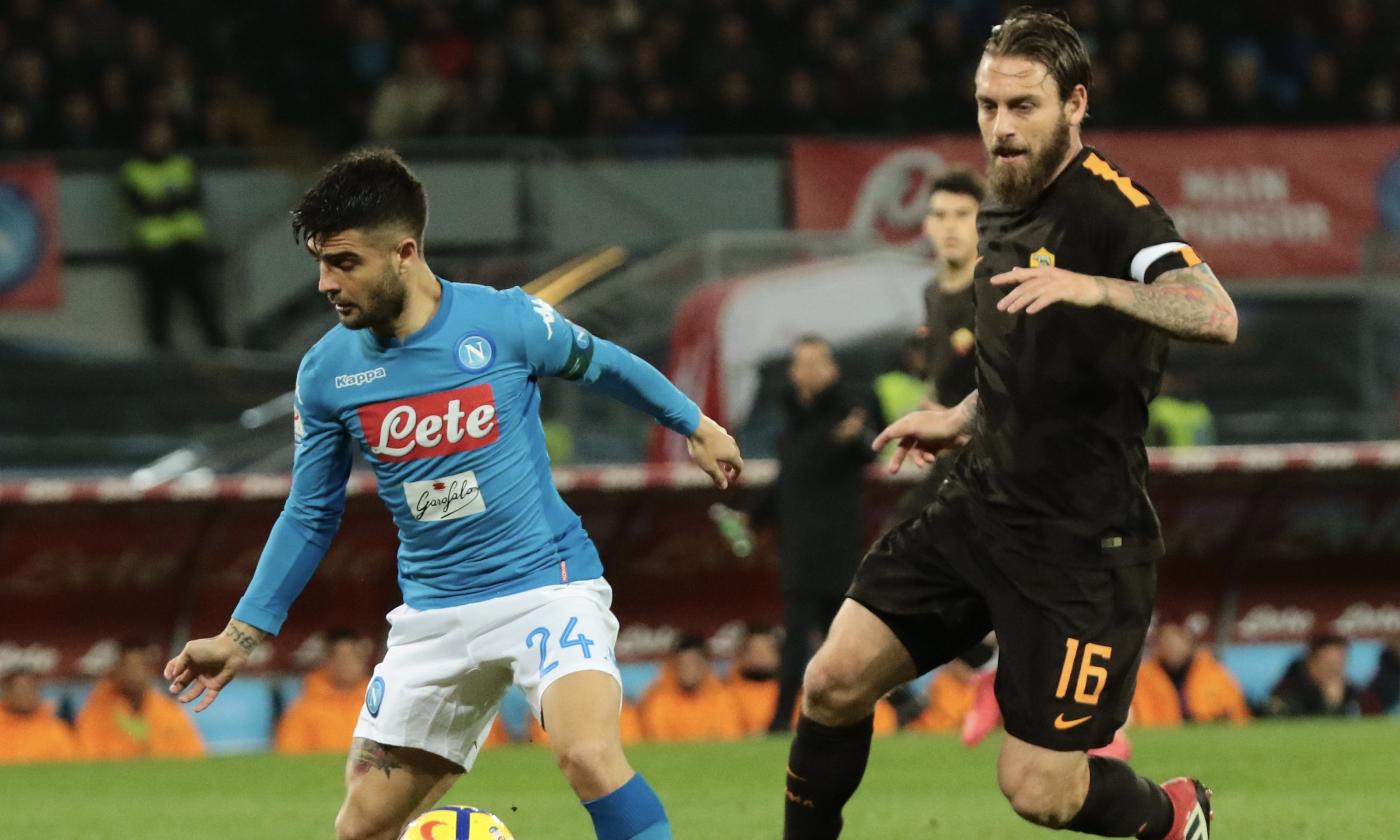 Napoli-Roma 2-4: il tabellino VIDEO