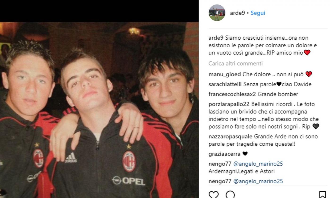 Lutto Astori, Ardemagni: 'Siamo cresciuti insieme, lasci un vuoto grandissimo amico mio'