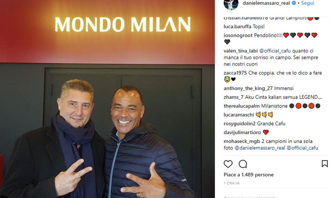 Cafu a Casa Milan, Massaro: 'Mitico pendolino'