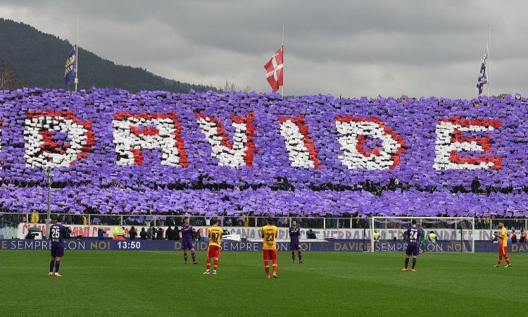 Fiorentina-Cagliari: prima pietra per il campo a Betlemme in memoria di Astori