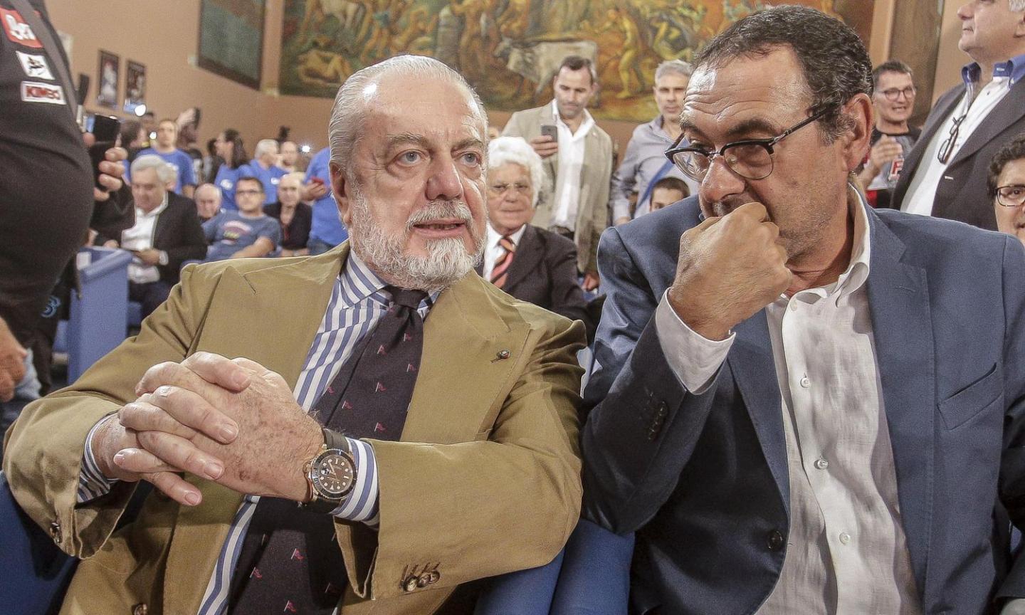 De Laurentiis congeda Sarri: 'Grazie Maurizio, hai dato prestigio al Napoli'