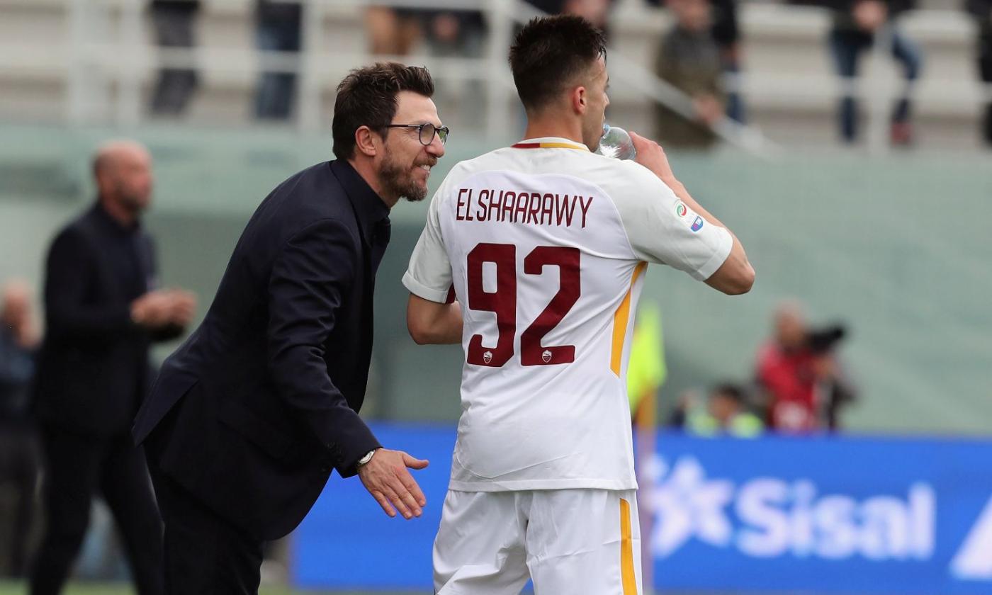 Roma, le ultime di formazione: fuori Pellegrini ed El Shaarawy, c'è Gerson