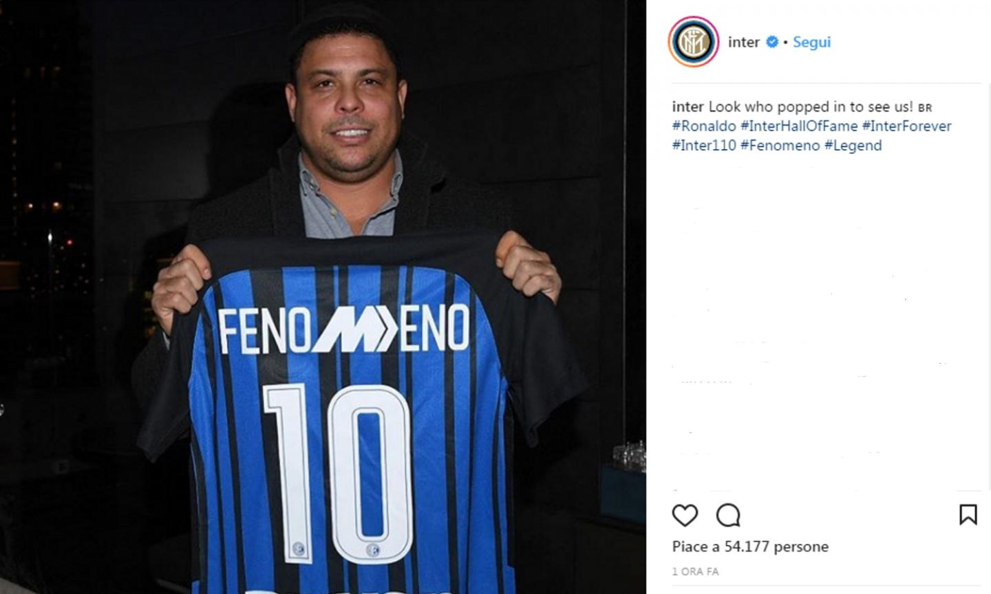 Inter, riecco il Fenomeno Ronaldo