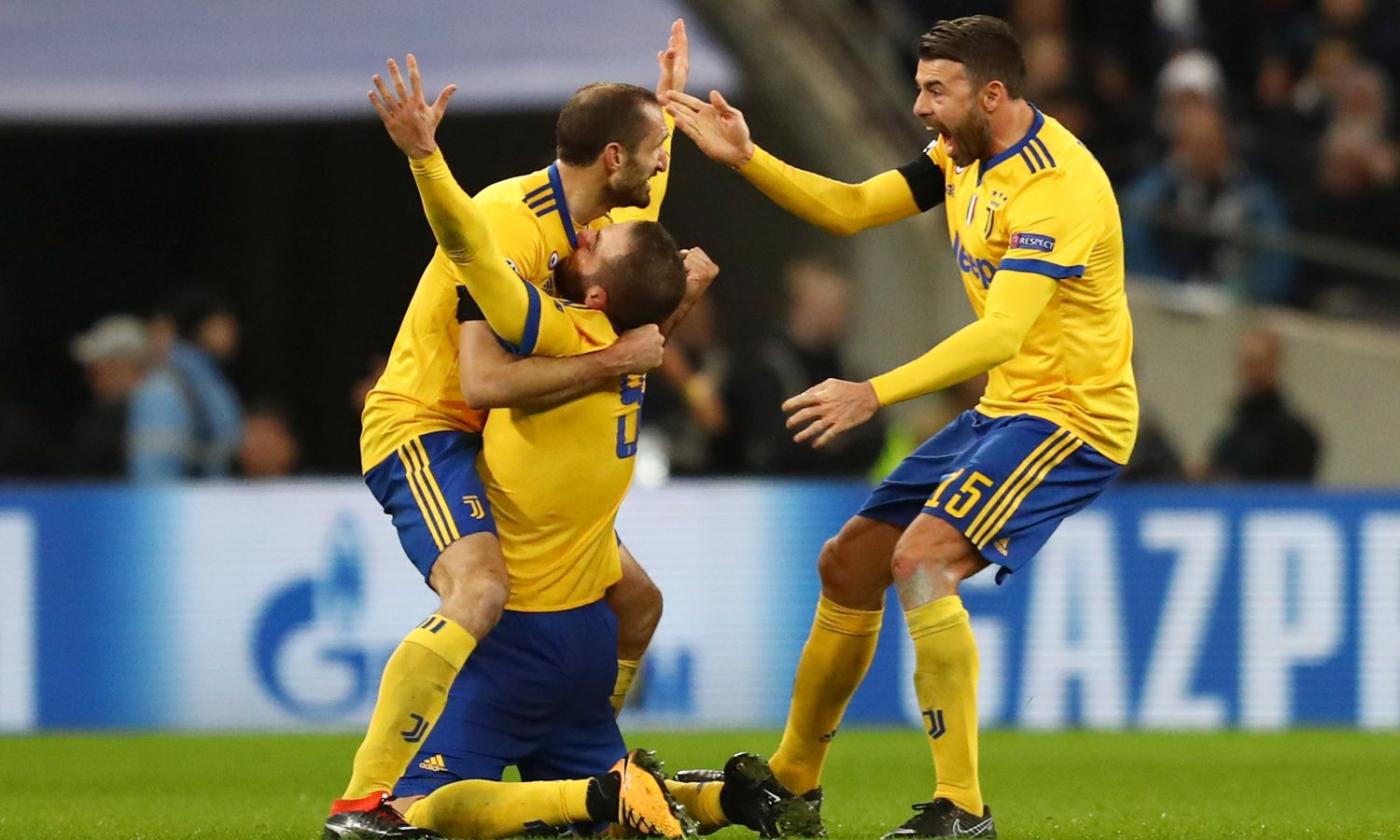 Juventus, boom di ascolti per l'impresa di Wembley