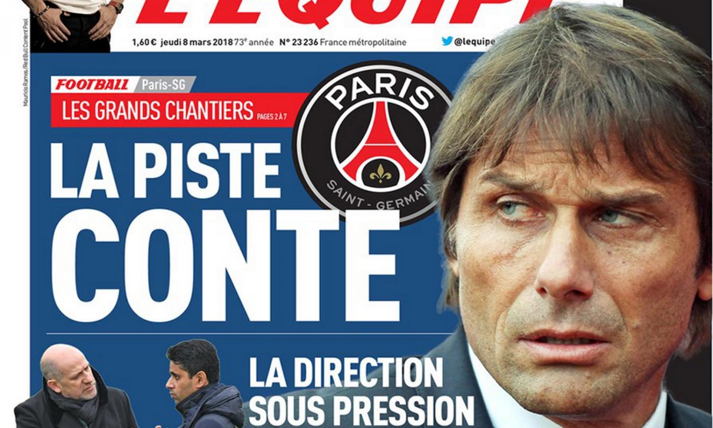 PSG: contatto con Conte, ride Mancini