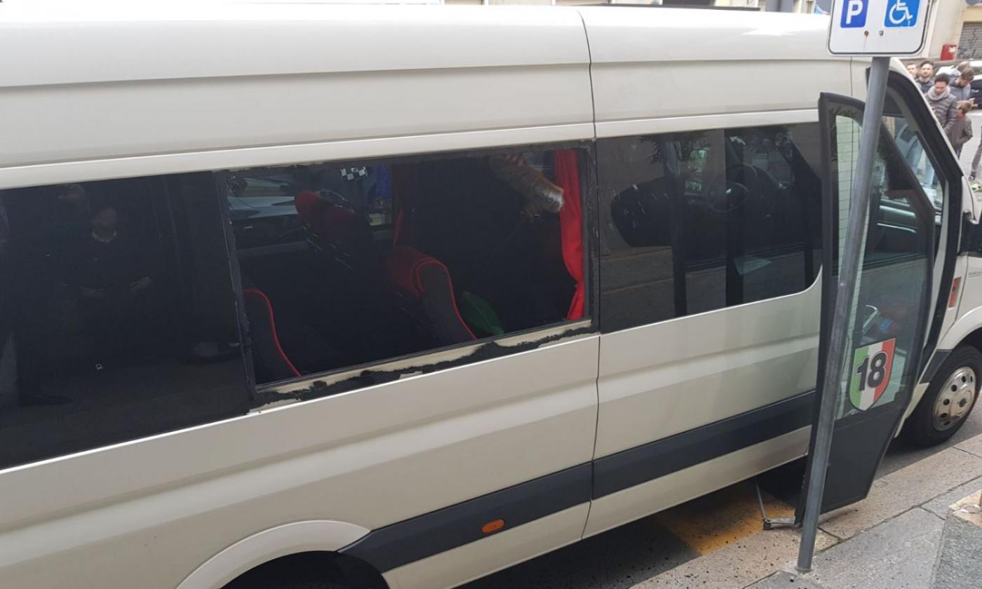 Watch: AC Milan technical staff assaulted on bus before Juve clash