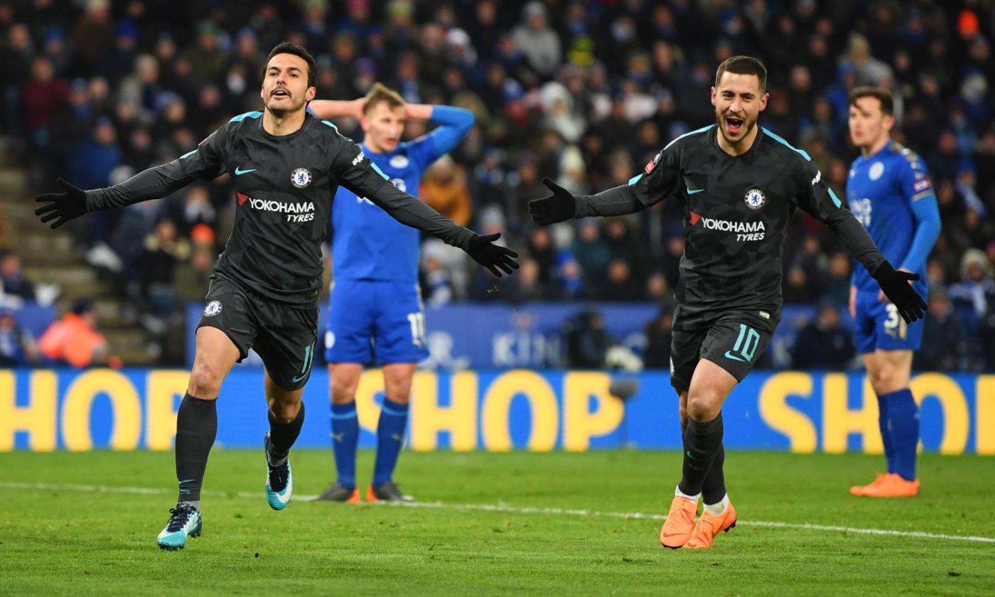 FA Cup: Chelsea in semifinale, Conte ringrazia Pedro e Morata. Ok il Southampton