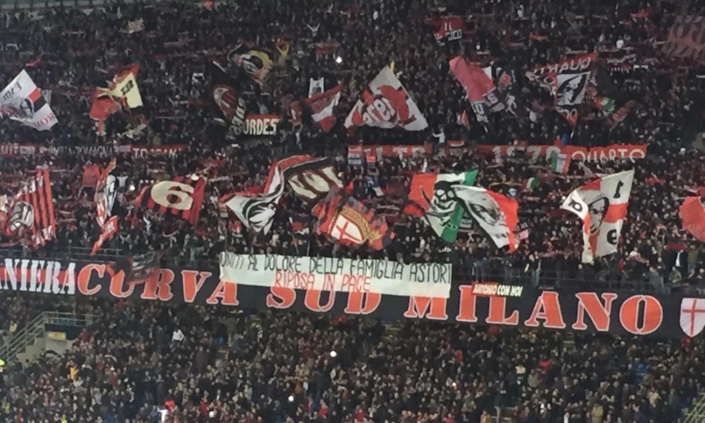 Milan, la Curva Sud ricorda Astori: 'Uniti al dolore della famiglia'