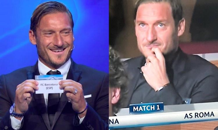 Totti come l'Oracolo di Matrix: prevede il Real alla Juve, ma quel Barcellona...