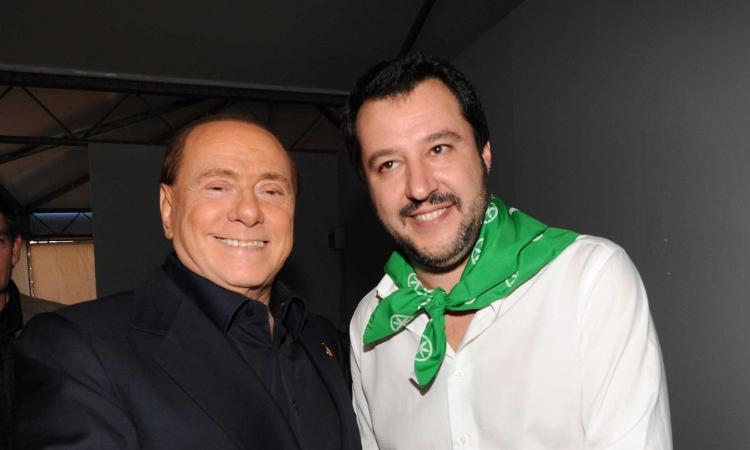 Milan in tv, Salvini ospite di Berlusconi: 'Ictus? Fake news messe in giro da babbei'