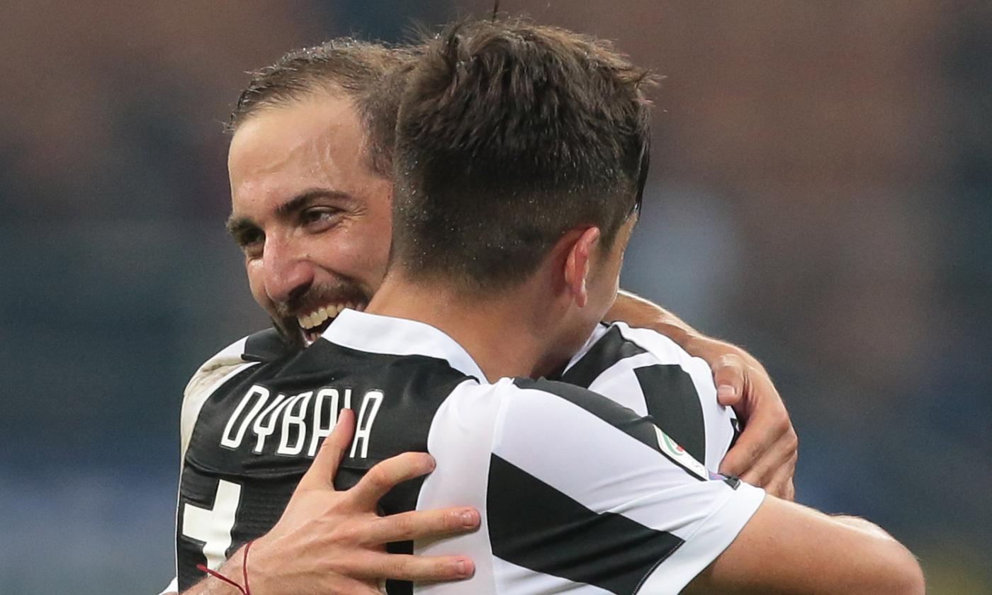 Juve, Dybala saluta Higuain: 'Buona fortuna fratello!'