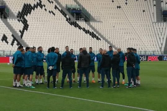 Watch: Real Madrid train at the Allianz Stadium - English News ...