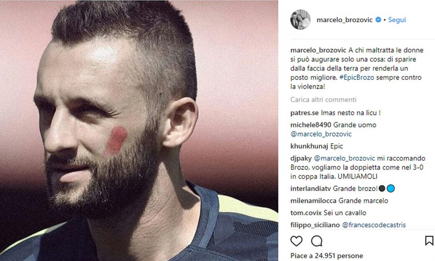 Inter, Brozovic contro la violenza sulle donne: 'Chi le maltratta deve sparire!'