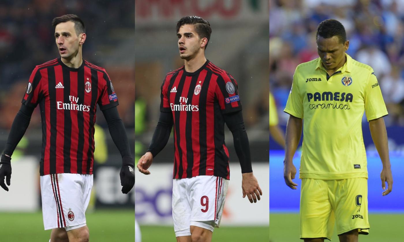 Kalinic, André Silva e il ritorno di Bacca: Milan, ne resterà soltanto uno