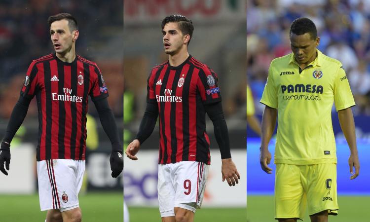 Milan, ora le cessioni: Kalinic, Bacca e André Silva, 3 casi spinosi per Leonardo