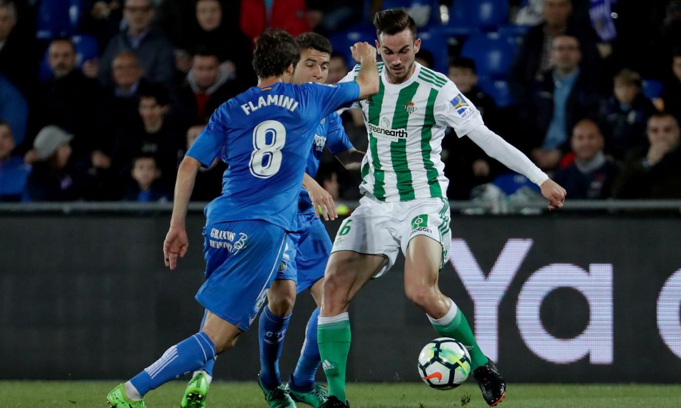 Liga: 1-0 al Getafe, il Betis vince e aggancia il Siviglia di Montella