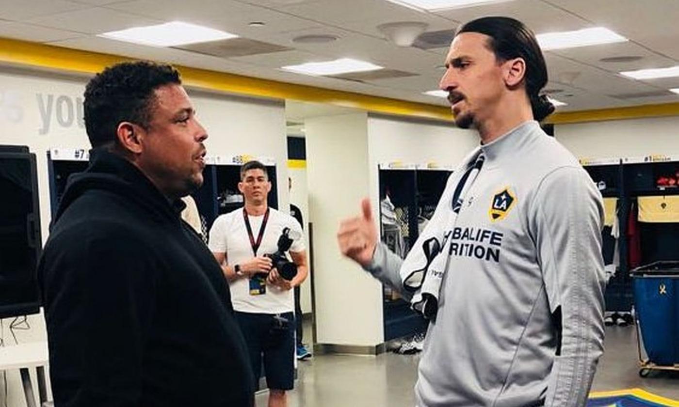 Ibra incontra Ronaldo: 'Immaginate Dio e il Fenomeno dalla stessa parte...'