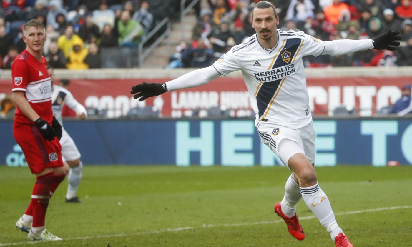 I Galaxy mandano ko Chicago con un gol di Ibra: sono 3 in 3 partite