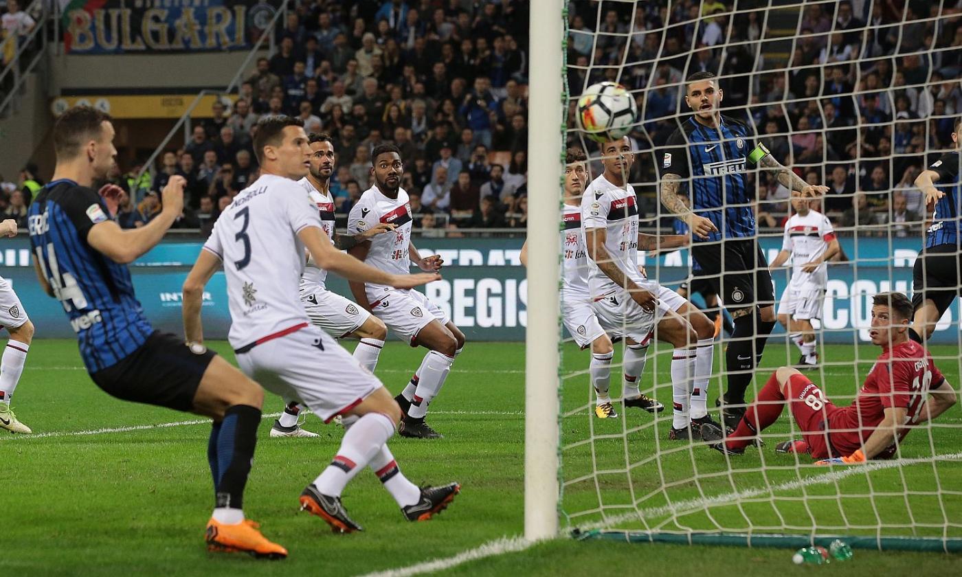 Inter-Cagliari 4-0: il tabellino VIDEO