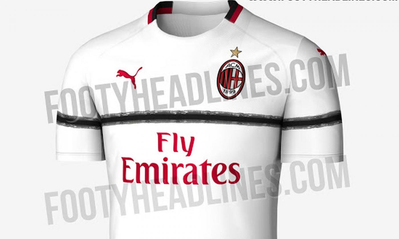 Milan, svelata la seconda maglia 2018/19 col nuovo sponsor FOTO