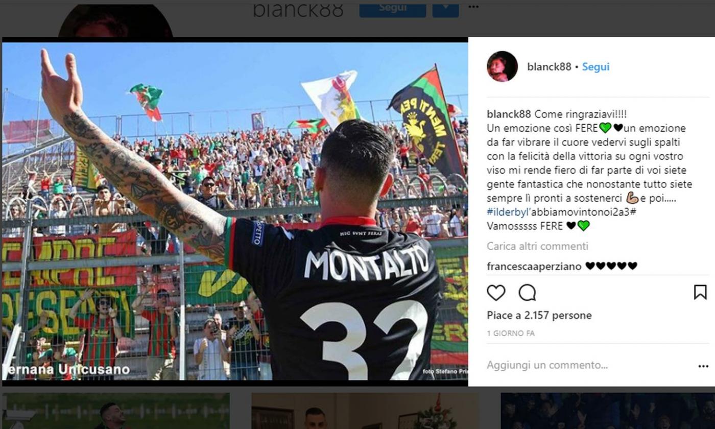 Ternana, c'è la fila per Montalto