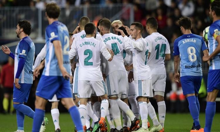 Liga: il Real vince a Malaga. L'Atletico ne fa tre, vincono Alaves e Getafe