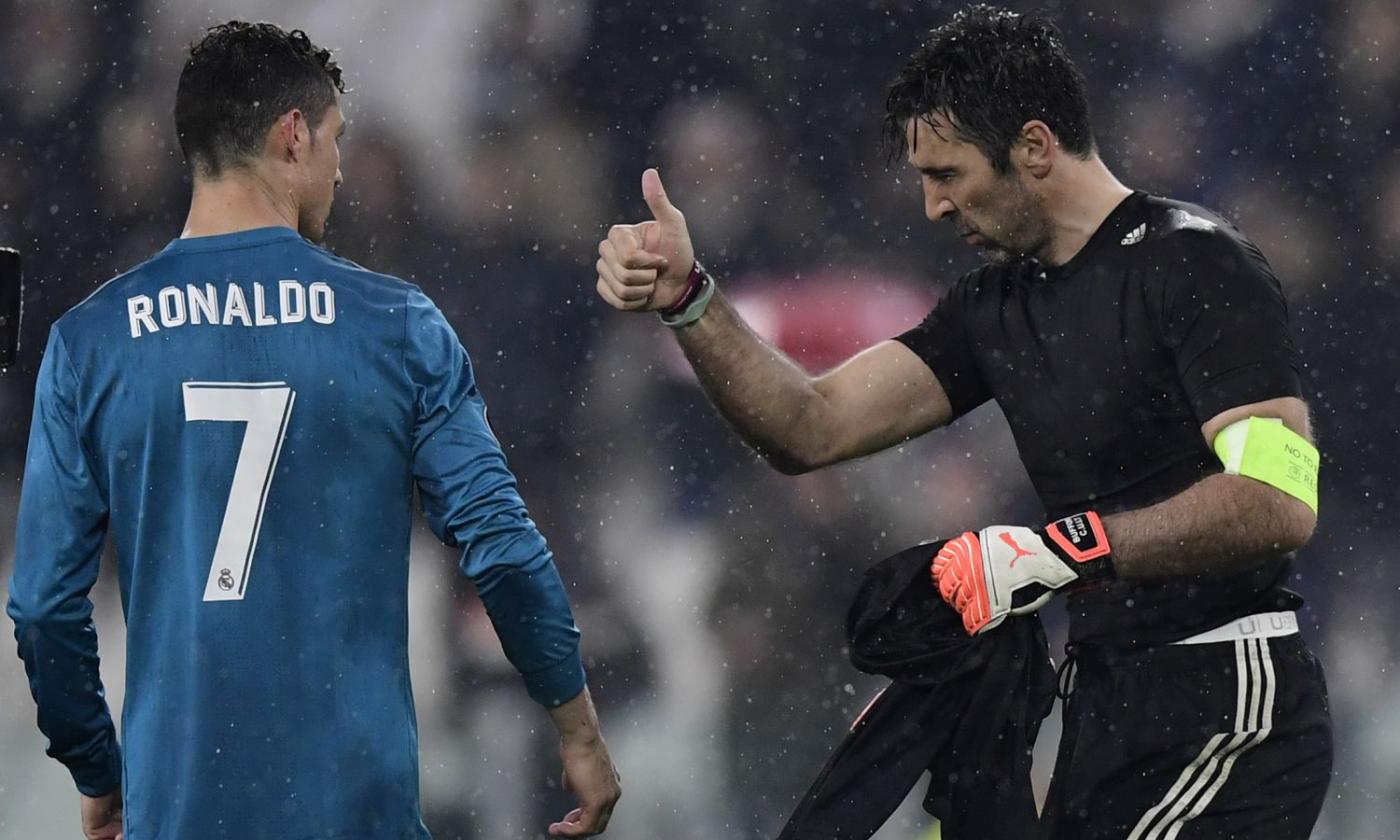 Juve, Buffon dopo la partita corre da Cristiano: ecco cosa gli ha detto