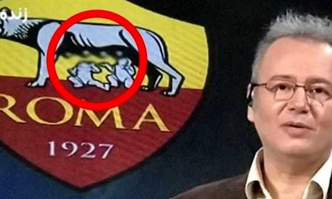 Barcellona-Roma, mammelle della lupa censurate dalla tv iraniana: bufera sui social 