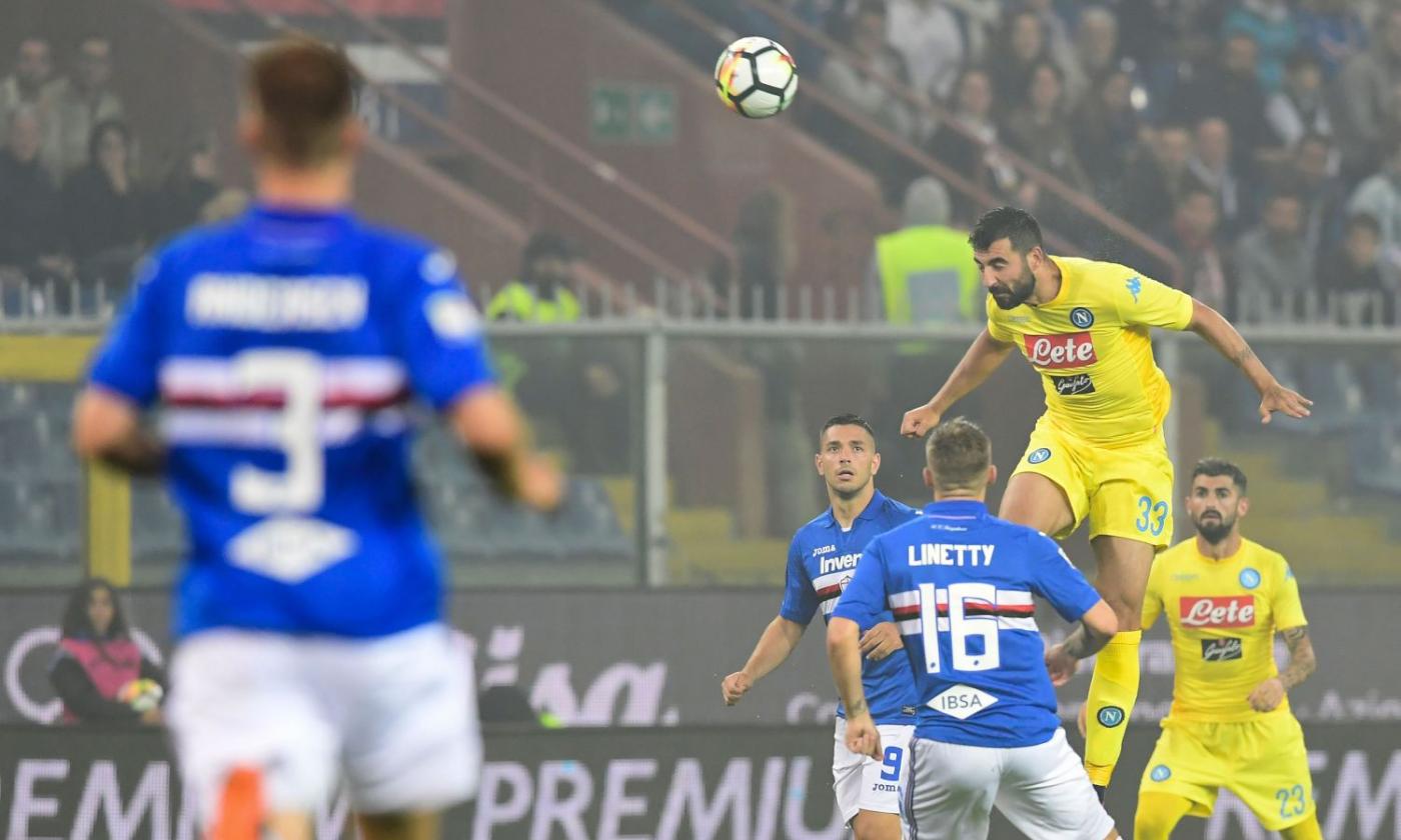 Sampdoria-Napoli 0-2: il tabellino VIDEO