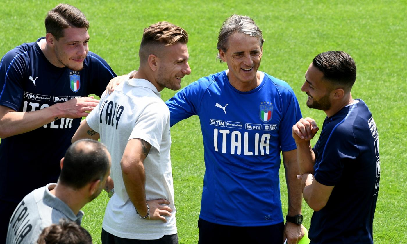 Italia, Bernardeschi lascia il ritiro: ecco la formazione provata da Mancini