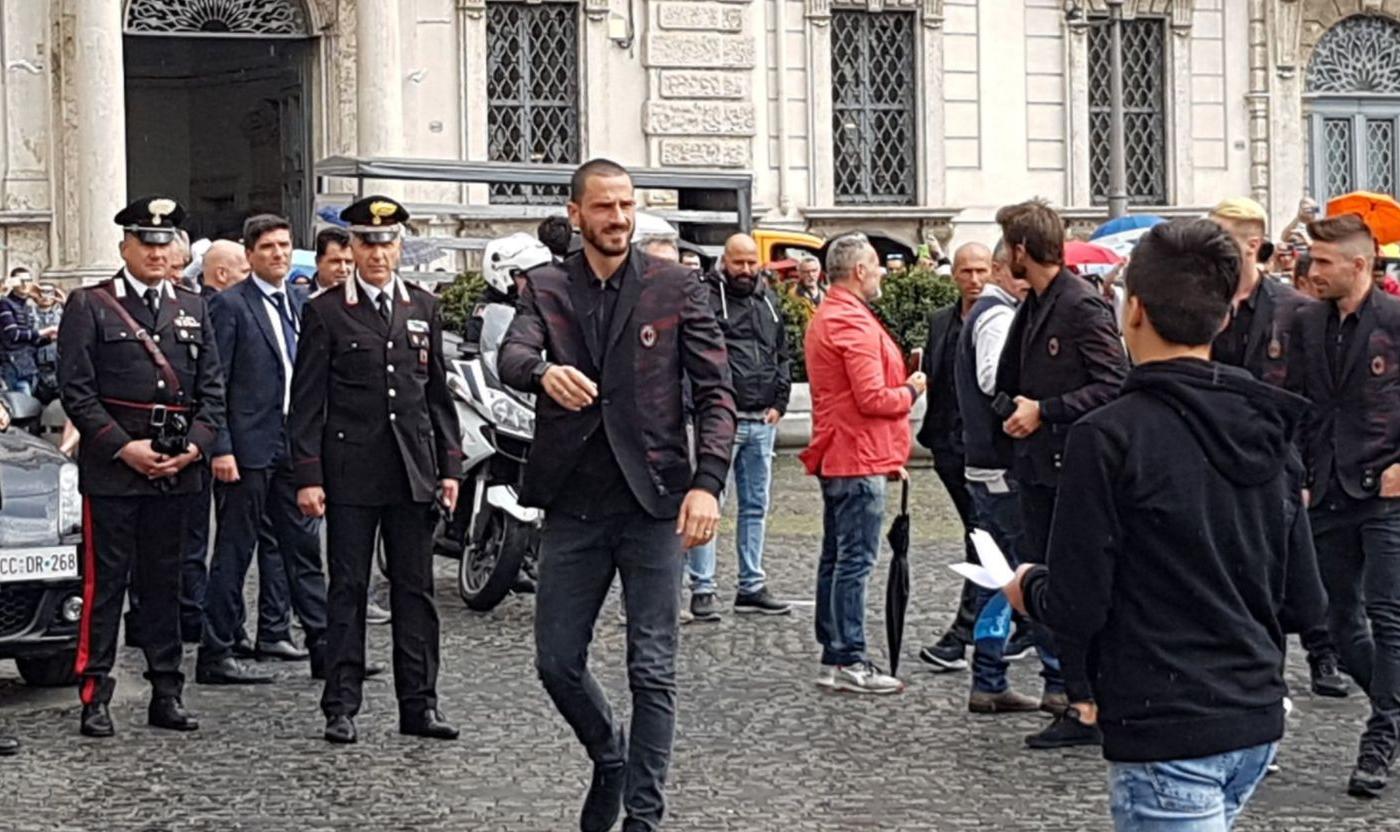 Milan, ecco l'arrivo al Quirinale FOTO