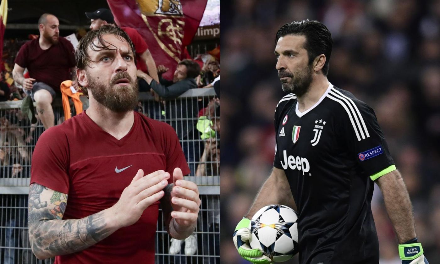 De Rossi, il Buffon della Roma: anche lui derubato, ma reagisce da signore