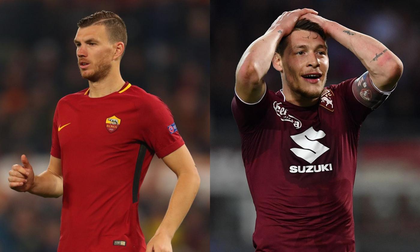 Stop ai giovani, nuova linea sul mercato: Dzeko-Belotti, la scelta del Milan