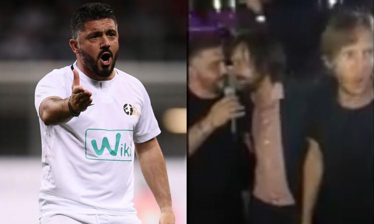 'Una notte da leoni': Ambrosini, Pirlo e Gattuso show nel post-partita VIDEO