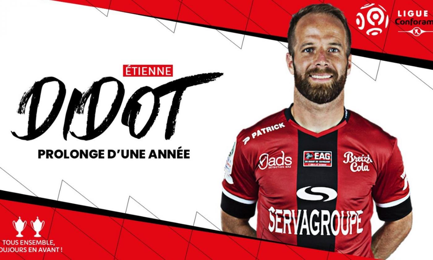 Guingamp, UFFICIALE: rinnova Didot