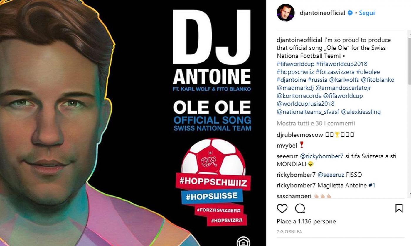 Dj Antoine scrive il nuovo inno svizzero per i Mondiali ed è subito polemica: 'Parla di sesso e alcool' VIDEO