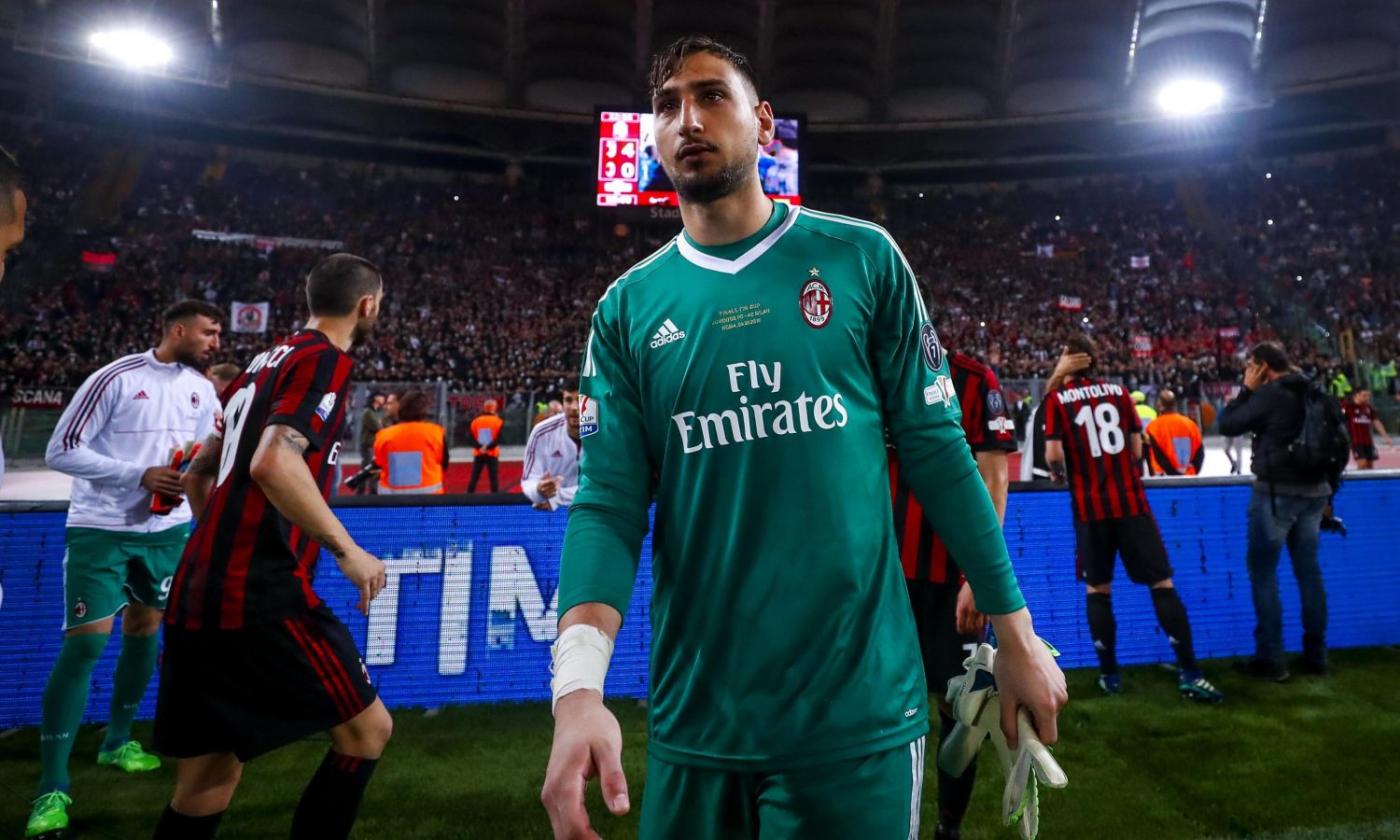 Milan, i tifosi supportano Donnarumma