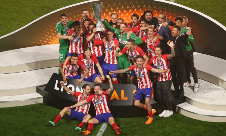 Europa League all'Atletico Madrid: 3-0 al Marsiglia, steso da Griezmann e Gabi