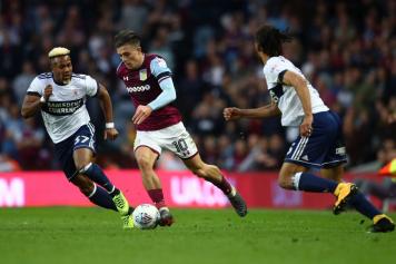 grealish, aston villa, controllo, middlesbrough, 2017/18