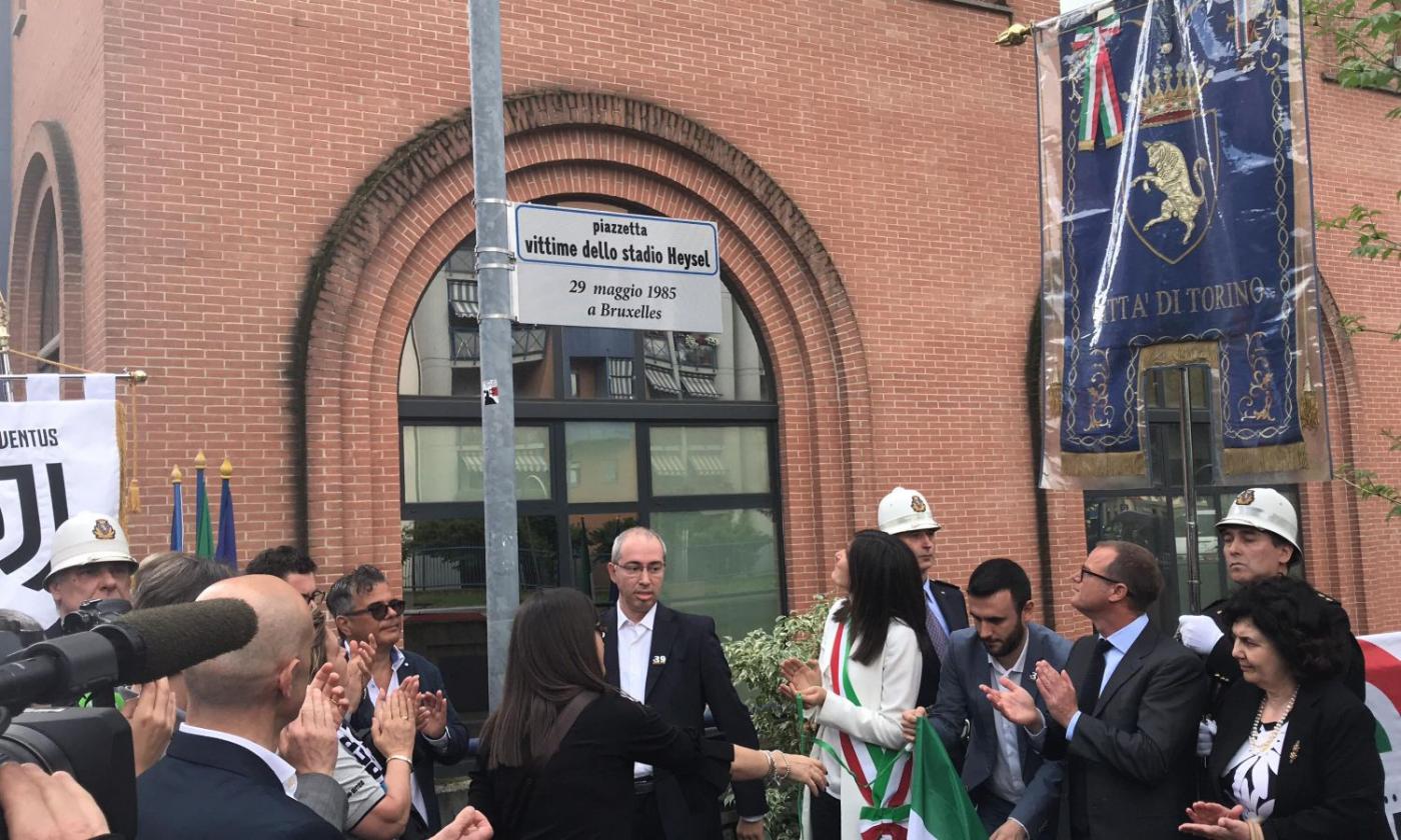 Juve: Turin’s square dedicated to Heysel victims